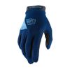 100% Ridecamp Gloves - Motocross & Mountain Biking - Lightweight Riding Gloves for Men & Women - Navy, Small view 1