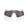 100% SPEEDCRAFT SL Sport Performance Cycling Sunglasses (Matte White - HiPER Silver Mirror Lens) view 2