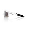 100% SPEEDCRAFT SL Sport Performance Cycling Sunglasses (Matte White - HiPER Silver Mirror Lens) view 3