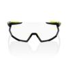 100% Racetrap 3.0 Sport Performance Sunglasses - Sport and Cycling Eyewear (Gloss Black - Photochromic Lens) view 3