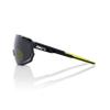 100% Racetrap 3.0 Sport Performance Sunglasses - Sport and Cycling Eyewear (Gloss Black - Smoke Lens) view 2