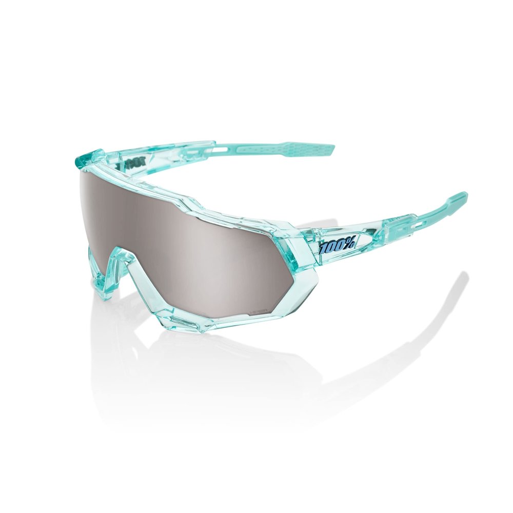 100% Speedtrap Sport Performance Cycling Sunglasses - Premium Large Lens Shield - MTB, Dirt Bike, & Road Biking Eyewear with Interchangeable Lenses