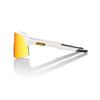 100% S3 Sport Performance Cycling Sunglasses (Soft Tact White - HiPER Red Multilayer Mirror Lens) view 3