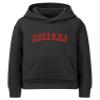 Daxton Youth Unisex Pullover Cities States Hoodie Mid-Weight Fleece Sweater - Arizona Black Red, L view 1