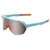 100% S2 Sport Performance Cycling Sunglasses (Soft Tact Black - HiPER Crimson Silver Mirror Lens) view 1
