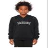 Daxton Youth Unisex Pullover Cities States Hoodie Mid-Weight Fleece Sweater - Baltimore Black White, S view 2