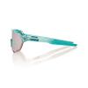 100% S2 Sport Performance Cycling Sunglasses (Polished Translucent Mint - HiPER Silver Mirror Lens) view 3