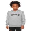 Daxton Youth Unisex Pullover Cities States Hoodie Mid-Weight Fleece Sweater - Brooklyn Heather Gray Black, XS view 2