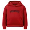 Daxton Youth Unisex Pullover Cities States Hoodie Mid-Weight Fleece Sweater - Louisville Red Black, M view 1