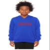 Daxton Youth Unisex Pullover Cities States Hoodie Mid-Weight Fleece Sweater - Chicago Royal Red, L view 2