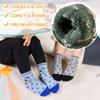 Eyean Baby Wool Grip Sock Soft Winter Warm Thick Non Slip Toddler Boy Girls Crew Socks For Children 6 Pairs (Cat-B, 0-12 Months) view 3