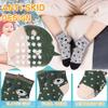 Eyean Baby Wool Grip Sock Soft Winter Warm Thick Non Slip Toddler Boy Girls Crew Socks For Children 6 Pairs (Cat-B, 0-12 Months) view 4