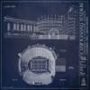 Ballpark Blueprints Camp Randall Blueprint Style Print view 1