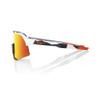 100% S3 Sport Performance Cycling Sunglasses (Soft Tact Grey Camo - HiPER Red Multilayer Mirror Lens) view 2