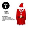 41" Red and White Women's Mrs. Claus Costume Set - Large view 4