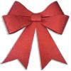 30" Glitter Red Bow by WinterlandInc view 1