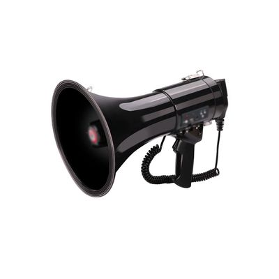 SYQOIU Megaphone Portable USB Megaphone Speaker Siren Bullhorn 50W High Power Voice Amplifier, Adjustable Volume Loudspeaker Multifunction Bullhorn Bullhorn