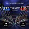 Formula Sports Darts Metal Tip Set - Steel Tip Darts Professional Metal Darts Set 12PCS 21/23 Grams Pro Darts Set with Aluminium Shafts, Extra Flights, Dart Sharpener, Flight Protector view 2
