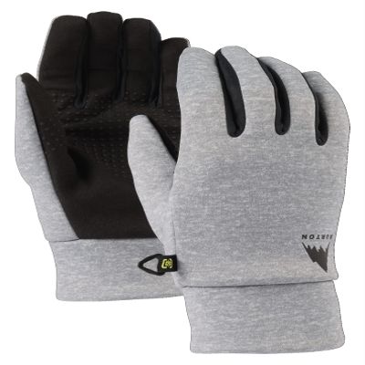 Burton Women's Touch-N-Go Glove Liner, Gray Heather, X-Small