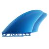 AQUBONA Twin Keel Fins, Single Tab Dual Tabs Fins Surfboard Fins, Twin Fin Fishtail Surfboard Fins Twin Keels - Smooth Fiberglass Flex view 4