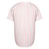 Phoneutrix Blank Plain Hip Hop Hipster Baseball Jersey Button Down Shirts Sports Uniforms Men Women Jersey (Stripe-red, Small) view 2