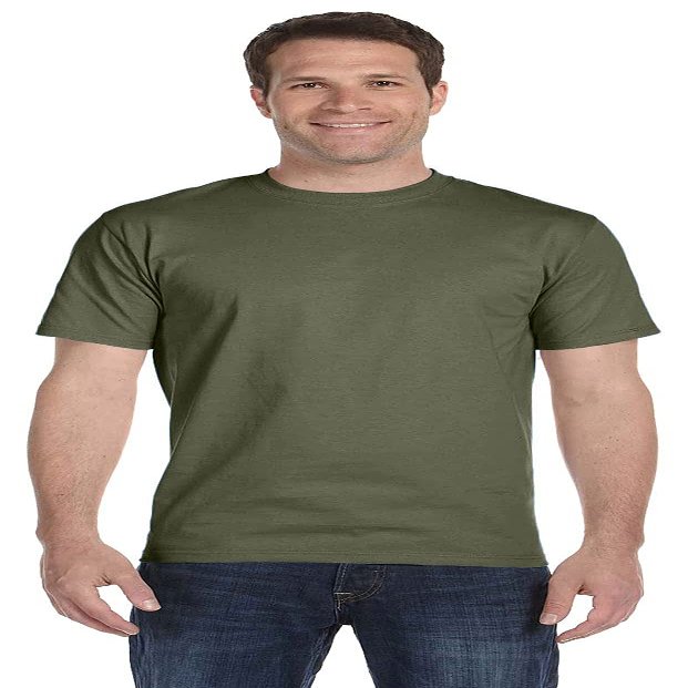 Hanes - Essential-T Short Sleeve T-Shirt - 5280 - Fatigue Green - XL