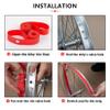 PSLER Bicycle Rim Liner 24inches, Bicycle Tire Liner Rim Tape Bicycle Rim Strip 2 Bicycle Tire Liners Bicycle Accessories view 3