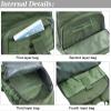 LIMHOO Military Tactical Backpack for Men Women 35L Hiking Trekking Rucksack 3 Day Molle Assault Pack (Army Green) view 4