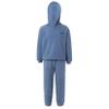 JanJean Kids Boys Girls Thicken Polar Fleece Clothes Set Long Sleeve Hoodies with Pants 2Pcs Solid Color Tracksuit Light Blue 5-6 Years view 1