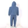 JanJean Kids Boys Girls Thicken Polar Fleece Clothes Set Long Sleeve Hoodies with Pants 2Pcs Solid Color Tracksuit Light Blue 5-6 Years view 4