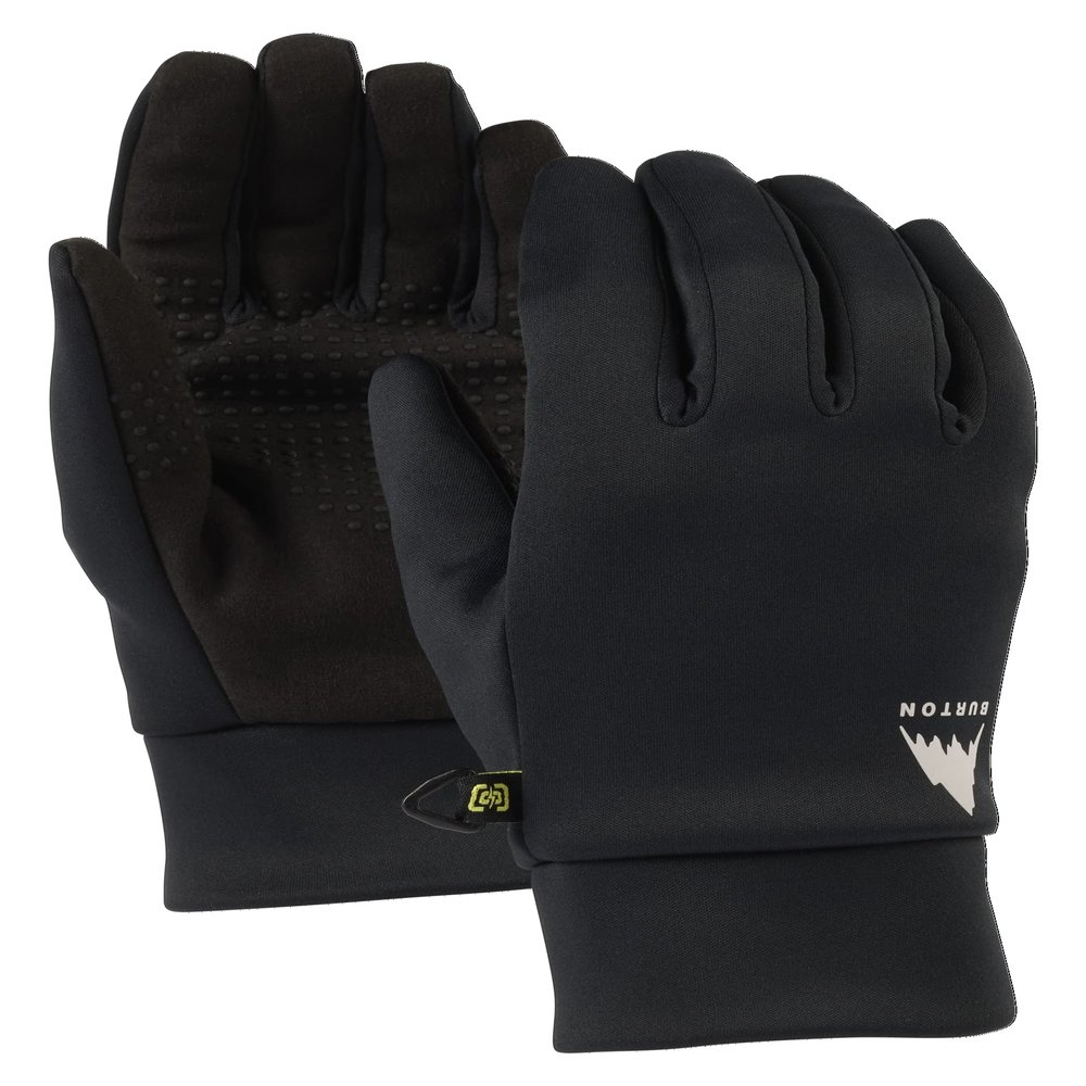 Burton Women's Touch-N-Go Glove Liner, True Black, Small