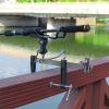 BESPORTBLE Fishing Pole Rack Fishing Pole Holder for Boat: 360 Degree Adjustable Rod Racks Folding Holder with 30cm Large Clamp Opening for Canoe Kayak Marine Rod Holders view 2