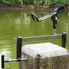 BESPORTBLE Fishing Pole Rack Fishing Pole Holder for Boat: 360 Degree Adjustable Rod Racks Folding Holder with 30cm Large Clamp Opening for Canoe Kayak Marine Rod Holders view 4