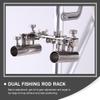 1pc Stainless Steel Fishing Rod Stand Multipurpose Pole Holder for Chairs Easy to Install Firm and Sturdy Accessory for Outdoor Fishing Activities view 4