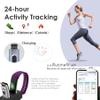 threesheep Fitness Tracker for Men and Women,Fitness Watch Waterproof with Activity Tracker and Sleep Monitor,Smart Watch for Android and iOS Phones(Purple) view 2
