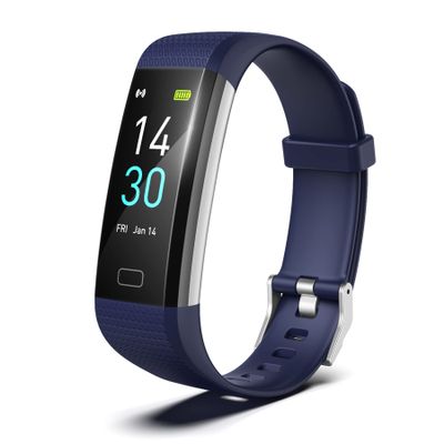 Fitness Tracker for Men and Women,Fitness Watch Waterproof with Activity Tracker and Sleep Monitor,Smart Watch for Android and iOS Phones(Blue)
