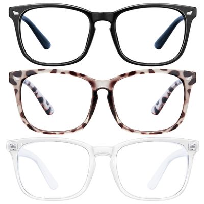 hunsquer Blue Light Glasses for Woman/Men Computer Blue Light Glasses