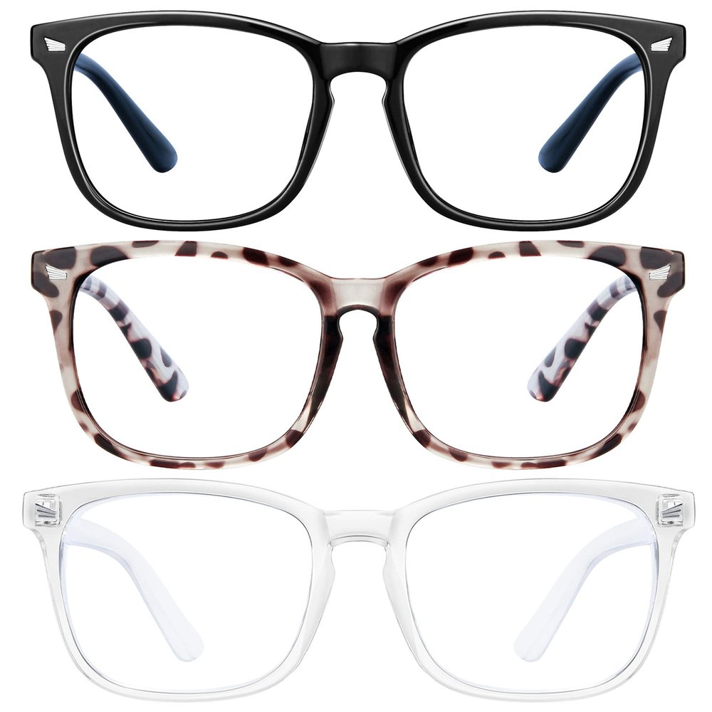hunsquer Blue Light Glasses for Woman/Men Computer Blue Light Glasses
