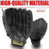 Baseball Glove,Baseball Softball Mitt with Ball for Kids Youth Adults Training and Beginner,Right Hand Throw,Left Hand Glove (Black, 11.5in) view 3