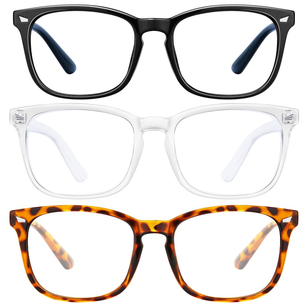 hunsquer Blue Light Glasses for Woman/Men Computer Blue Light Glasses