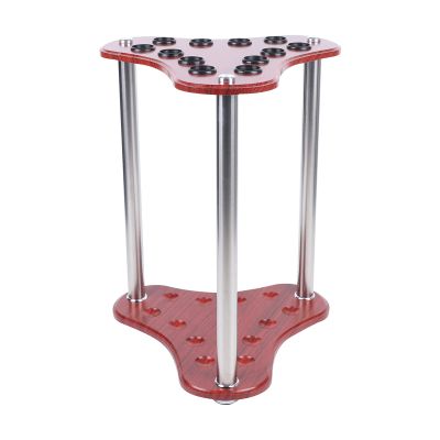DNYSYSJ Billiards Cue Rack, Billiard Stick Rack Stand Floor Stand Wooden Pool Stick Holder Cue Stick Organizers, Billiard Table (type 2)