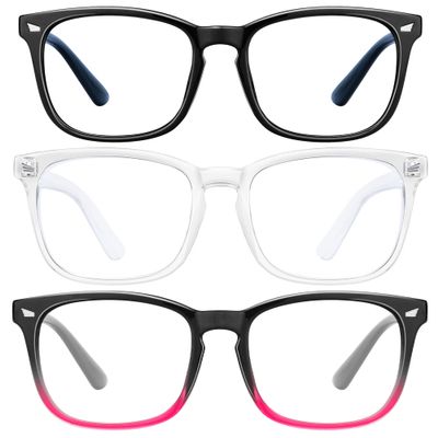 hunsquer Blue Light Glasses for Woman/Men Computer Blue Light Glasses