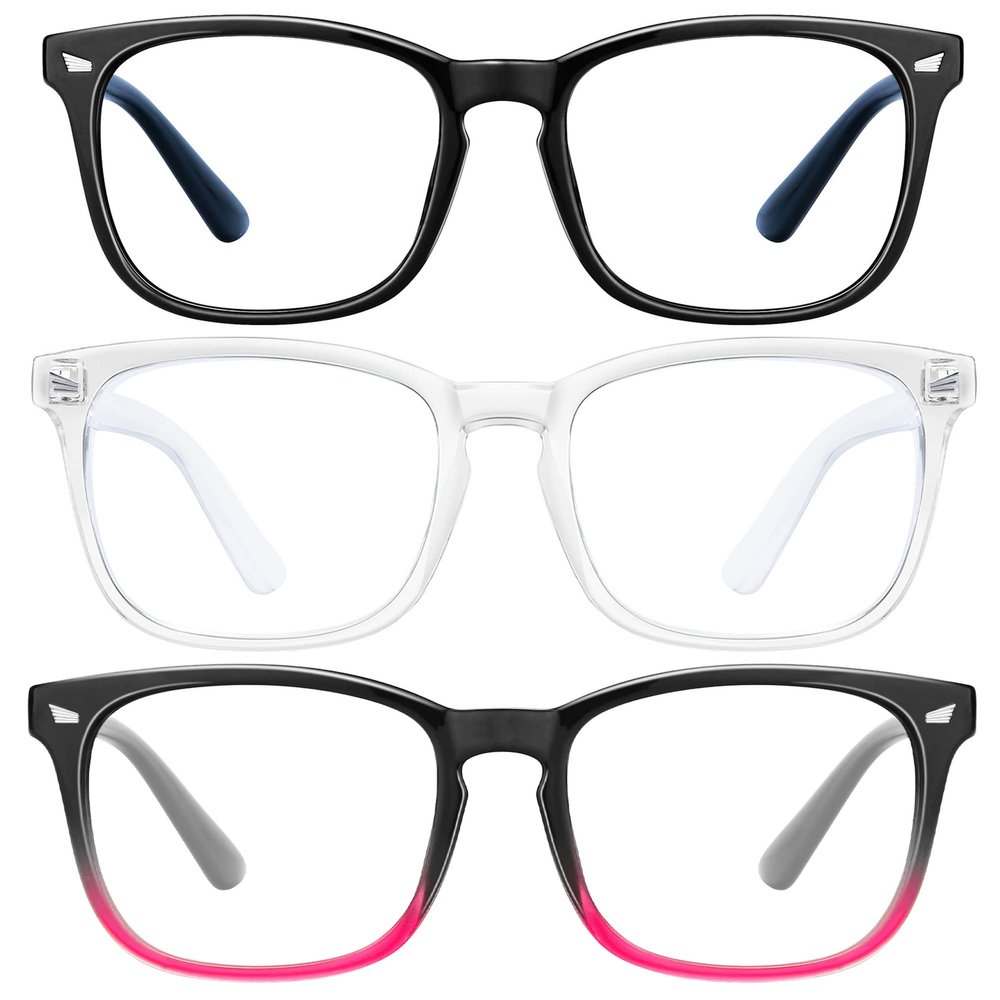 hunsquer Blue Light Glasses for Woman/Men Computer Blue Light Glasses