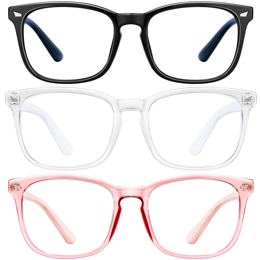 hunsquer Blue Light Glasses for Woman/Men Computer Blue Light Glasses