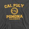 California State Polytechnic University Pomona Official Circle Logo Unisex Adult Pull-Over Hoodie,Charcoal, X-Large view 2