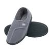 Happy Touch Men's Adjustable Wrap 80-D Memory Foam Comfy Diabetic Slippers for Swollen Feet, Edema, Arthritis, Elderly Indoor/Outdoor w/Anti Slip Sole, (Gray, 13) view 1