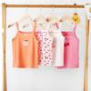 Ayshie Toddler Girl's Cotton Camisole Undershirts 3-4 Pack Cute Printed Tank Top Camis for Kids 2T-8T (5-6 Years, Assorted) view 3
