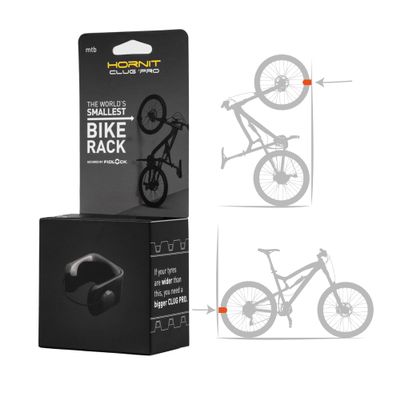 Hornit CLUG PRO | Wall Mounted Bike Rack | MTB | Secured by FIDLOCK | Easy to Install