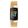 TryBest Bands Compatible for Fitbit Charge 5, Women Men Adjustable 5.5-8.0 inch Stainless Steel Mesh Replacement Strap Compatible with Fitbit Charge 5 - Gold view 3