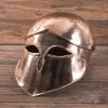 Corinthian 18 Gauge brass helmet for cosplay reenactment roleplay Fully Wearable view 2